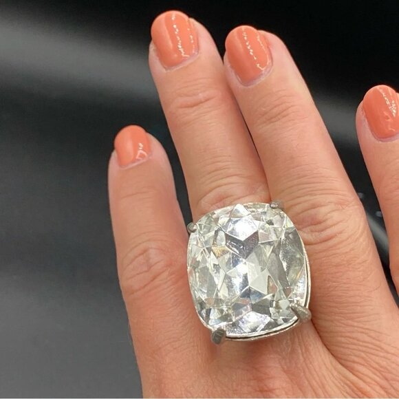 Rare! Art Deco Cocktail Ring - Picture 1 of 16